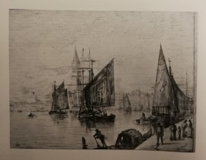 Vista de Venecia, grabado de Justin J. Gabriel